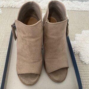 Open Toe Ankle Boots